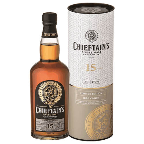 老酋長 15年單一麥芽威士忌(2021新裝)Chieftain's 15YO Single Malt Scotch Whisky