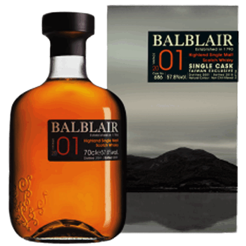 巴布萊爾 2001單一桶 單一麥芽威士忌Balblair 2001 Highland Single Malt Scotch Whisky