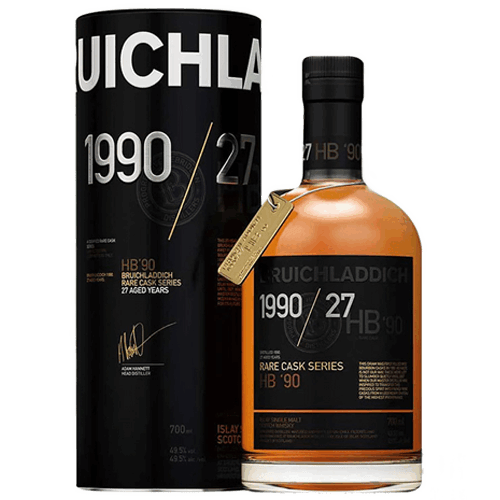 布萊迪 1990 27年 HB桶 單一麥芽威士忌Bruichladdich 1990 27yo Rare Cask Series HB '90 Islay Single Malt Scotch Whisky