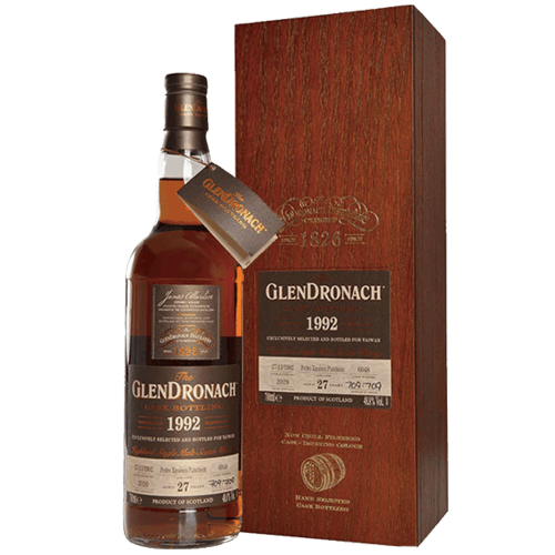 格蘭多納 1992-27年單桶原酒單一麥芽威士忌Glendronach 1992 27 Year Old Single Malt Scotch Whisky
