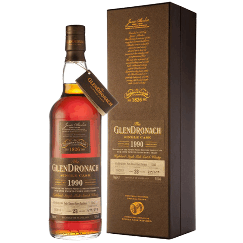 格蘭多納 1990-23年單桶原酒單一麥芽威士忌Glendronach 1990 23YO Single Malt Scotch Whisky