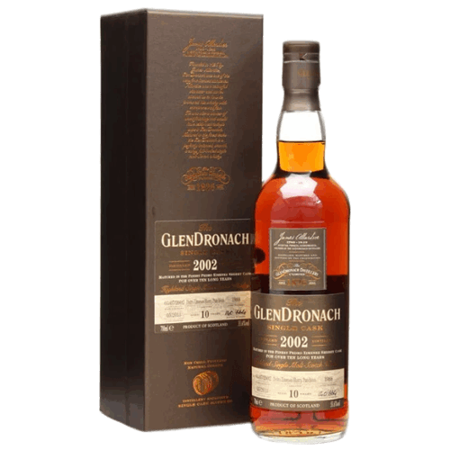格蘭多納 2002-10年單桶原酒單一麥芽威士忌Glendronach 2002 10YO PX Puncheon Single Malt Scotch Whisky