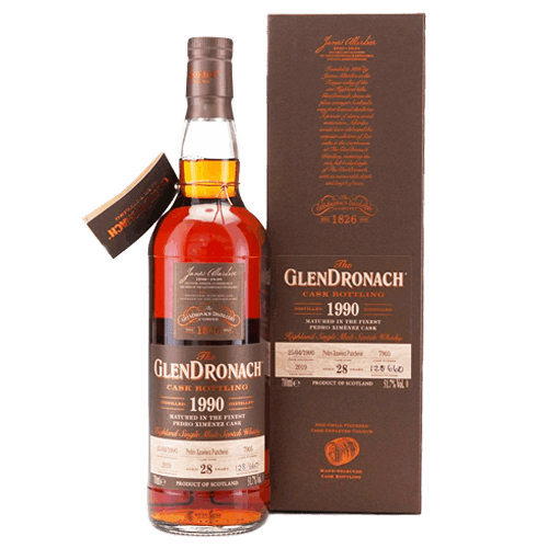 格蘭多納 1990 28年單一麥芽威士忌Glendronach Cask Bottling 1990 28YO Single Malt Scotch Whisky