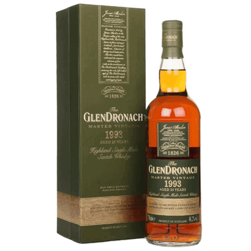 格蘭多納1993-25年 Master Vintage 單一麥芽威士忌GlenDronach 25YO 1993Master Vintage Whisky Single Malt Scotch Whisky