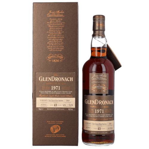 格蘭多納 1971-43年PX雪莉單桶單一麥芽威士忌Glendronach 1971 43YO Single Malt Scotch Whisky