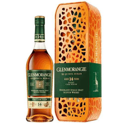 格蘭傑 14年長頸鹿波特桶單一麥芽蘇格蘭威士忌Glenmorangie  Quinta Ruban 14 Year Old Single Malt Scotch Whisky Giraffe Gift Tin