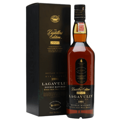 樂加維林1991酒廠限定版單一麥芽威士忌Lagavulin 1991 Distillers Edition Bottled 2008 Single Malt Scotch Whisky