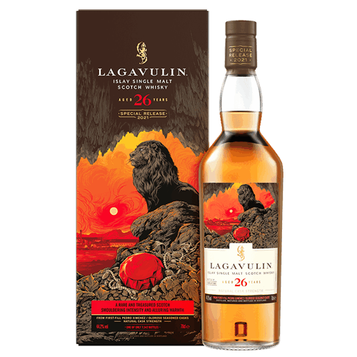 樂加維林2021原酒臻選系列無盡傳說 猛獅瑰寶 26年原酒 單一麥芽蘇格蘭威士忌 Lagavulin 26YO Special Releases 2021 Single Malt Scotch Whisky
