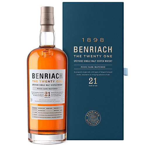 班瑞克煙燻21年單一麥芽威士忌(新版)Benriach The Smoky The Twenty One Speyside Single Malt Whisky