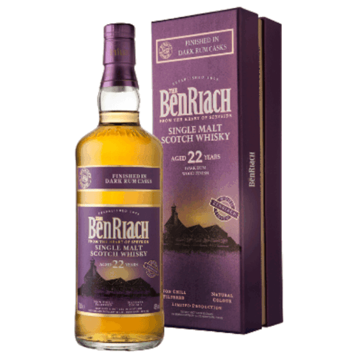 班瑞克 22年蘭姆換桶單一麥芽威士忌BenRiach 22 year old Dark Rum Finish Single Malt Scotch Whisky