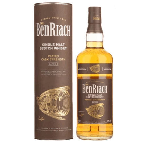 班瑞克 泥煤桶裝強度原酒威士忌第二版BenRiach Peated Cask Strength Batch 2 Single Malt Scotch Whisky