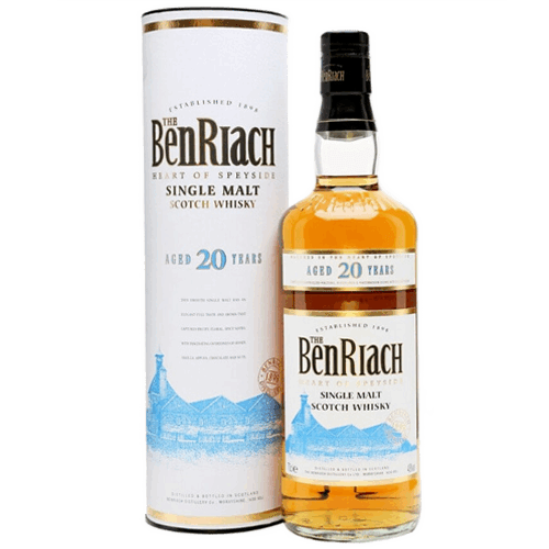 班瑞克 20年舊版白標 單一麥芽威士忌BenRiach 20 year old Single Malt Scotch Whisky