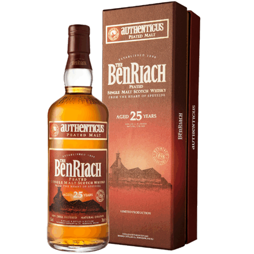 班瑞克 真跡泥煤25年單一麥芽威士忌Benriach 25 Year Old Authenticus Peated Malt Single Malt Scotch Whisky