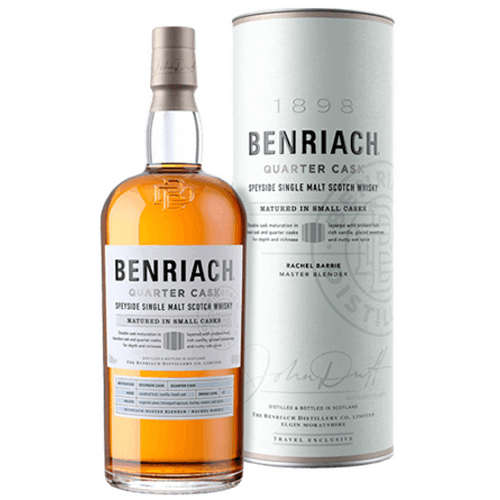 班瑞克 1-4桶單一麥芽威士忌BenRiach Quarter Cask Speyside Single Malt Scotch Whisky 1000ML