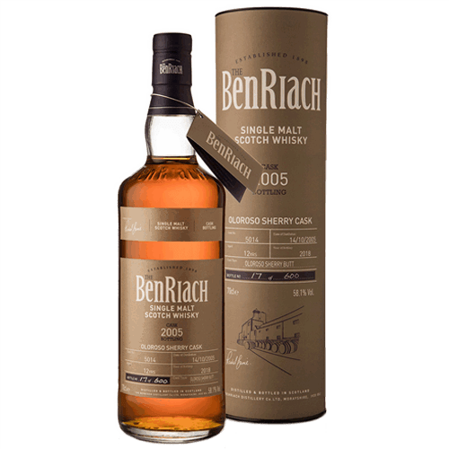班瑞克 2005原桶強度 12年 Oloroso雪莉桶BenRiach 2005 Oloroso Sherry Single Cask Single Malt Whisky 班瑞克 2005原桶強度 12年 Oloroso雪莉桶BenRiach 2005 Oloroso Sherry Single Cask Single Malt Whisky