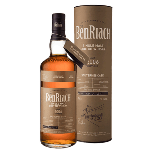 班瑞克 2006原桶強度 11年 蘇玳桶#1855 單一麥芽蘇格蘭威士忌BenRiach 2006 Sauternes Cask Single Malt Whisky 班瑞克 2006原桶強度 11年 蘇玳桶#1855 單一麥芽蘇格蘭威士忌BenRiach 2006 Sauternes Cask Single Malt Whisky
