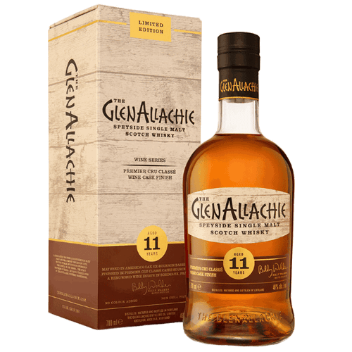 格蘭艾樂奇 11年一級園紅酒桶 單一麥芽蘇格蘭威士忌The GlenAllachie 11YO Premier Cru Classé Wine Cask Finish Single Malt Scotch Whisky