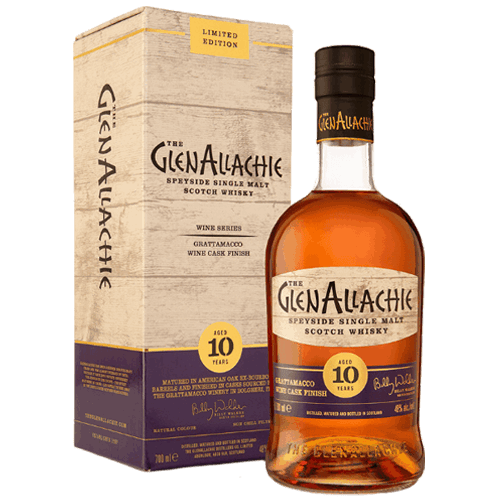 格蘭艾樂奇 10年Grattamacco酒莊紅酒桶 單一麥芽蘇格蘭威士忌The GlenAllachie 10YO Grattamacco Wine Cask Finish Single Malt Scotch Whisky