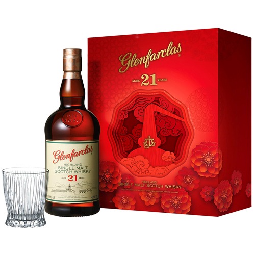 格蘭花格 21年祥雲富貴新年限量禮盒Glenfarclas 21 Year Old Single Malt Scotch Whisky