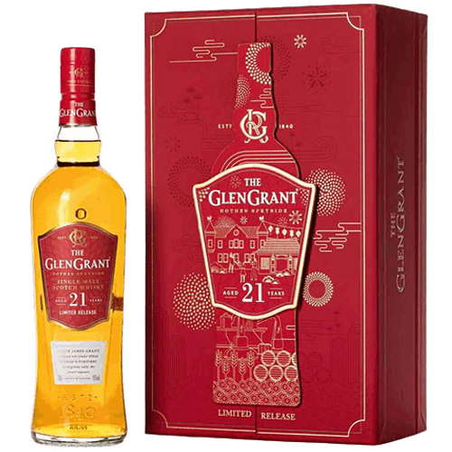 格蘭冠21年亞洲限定金兔禮盒單一麥芽威士忌Glen Grant 21Yo Asia Limited EditionSingle Malt Scotch Whisky