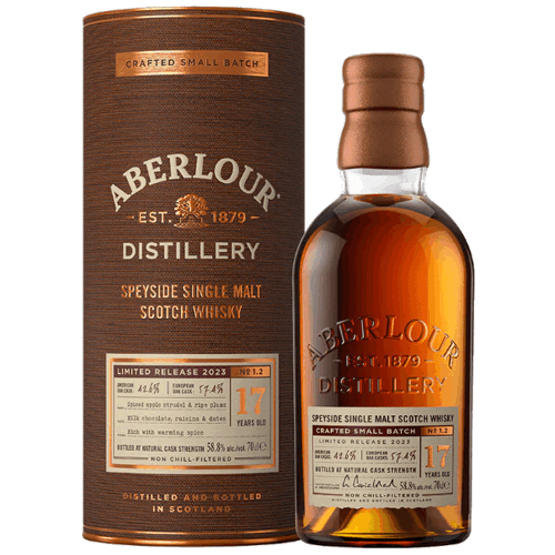 亞伯樂 17年小批次雙桶原酒單一麥芽威士忌Aberlour 17 Year Old  Crafted Small Batch Limited Release 2023 Single Malt Scotch Whisky