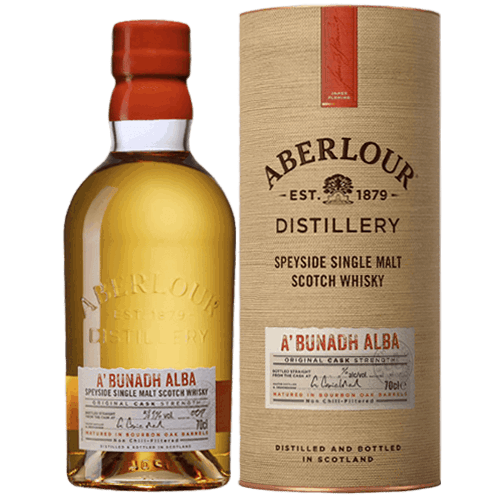 亞伯樂 首選波本桶(007)原酒單一麥芽威士忌Aberlour A' Bunadh Alba Original Cask Strength Matured in Bourbon Oak Barrels 007 Single Malt Scotch Whis