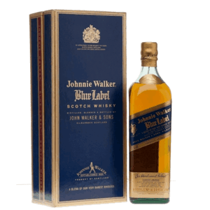 約翰走路 藍牌舊版金邊 Johnnie Walker Blue Label Blended Scotch Whisky
