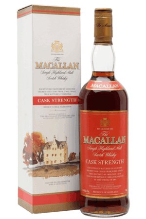 麥卡倫 紅標 原酒 The Macallan Cask Strength Red Label 1990 
