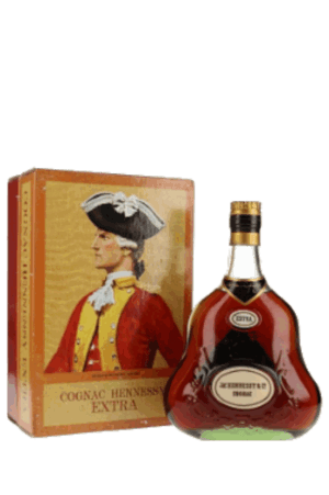 軒尼詩 Extra 干邑白蘭地 舊版 金盒  Hennessy Extra Cognac Brandy