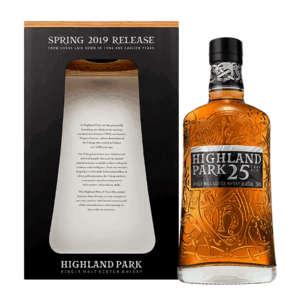 高原騎士 25年 新版 Highland Park 25 years single malt Scotch Whisky