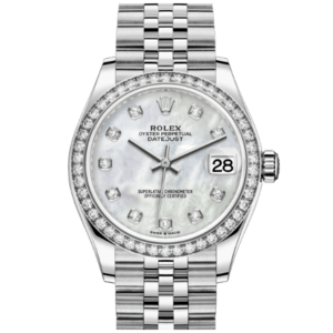 高價收購 勞力士Rolex Datejust腕錶鑽石白色黃金及蠔式鋼款 型號278384RBR-0008