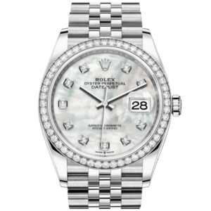 高價收購 勞力士Rolex Datejust腕錶鑽石白色黃金及蠔式鋼款 型號126284RBR-0011