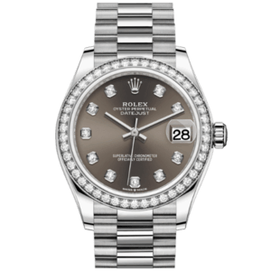 高價收購 勞力士Rolex Datejust腕錶鑽石及白色黃金款 型號278289RBR-0006