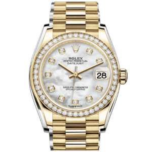 高價收購 勞力士Rolex Datejust腕錶鑽石及黃金蠔式款 型號278288RBR-0006