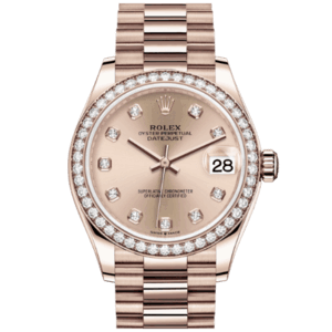 高價收購 勞力士Rolex Datejust腕錶永恒鑽石及永恒玫瑰金蠔式款 型號278285RBR-0025