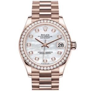 高價收購 勞力士Rolex Datejust腕錶永恒鑽石及永恒玫瑰金蠔式款 型號278285RBR-0005