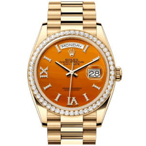 高價收購 勞力士Rolex Day-Date腕錶鑽石及黃金蠔式款 型號128348RBR-0049