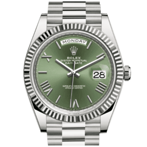 高價收購 勞力士Rolex Day-Date腕錶白色黃金蠔式款 型號228239-0033
