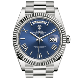 高價收購 勞力士Rolex Day-Date腕錶白色黃金蠔式款 型號228239-0007