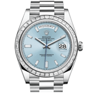高價收購 勞力士Rolex Day-Date腕錶鑽石及鉑金蠔式款 型號228396TBR-0002