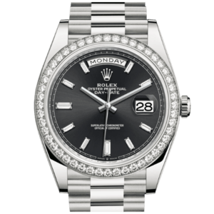 高價收購 勞力士Rolex Day-Date腕錶鑽石及白色黃金蠔式款 型號228349RBR-0003
