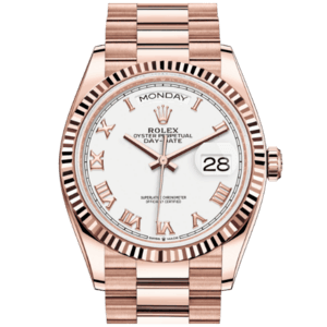 高價收購 勞力士Rolex Day-Date腕錶永恒玫瑰金蠔式款 型號128235-0052