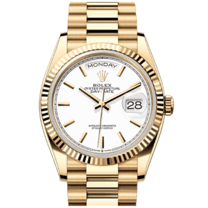 高價收購 勞力士Rolex Day-Date腕錶黃金蠔式款 型號128238-0081