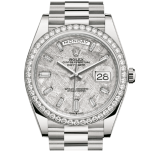 高價收購 勞力士Rolex Day-Date腕錶鑽石及白色黃金蠔式款 型號228349RBR-0040