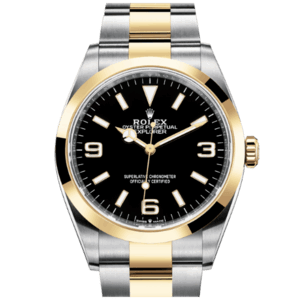 高價收購 勞力士 Rolex Explorer腕錶黃金及蠔式鋼款 型號124273-0001