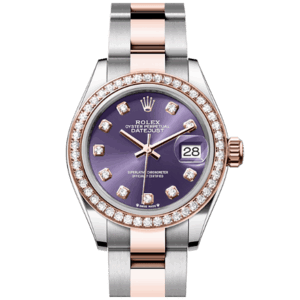 高價收購 勞力士 ROLEX LADY-DATEJUST腕錶鑽石永恒玫瑰金及蠔式鋼款 型號279381RBR-0016