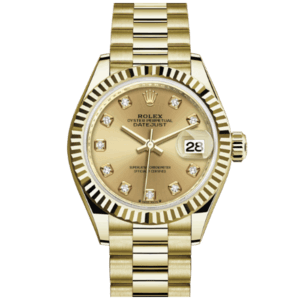 高價收購 勞力士 ROLEX LADY-DATEJUST腕錶黃金蠔式款 型號279178-0017