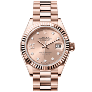 高價收購 勞力士 ROLEX LADY-DATEJUST腕錶永恒玫瑰金蠔式款 型號279175-0029