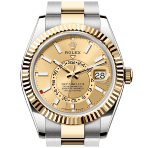 高價收購 勞力士 Rolex Sky-Dweller腕錶黃金及蠔式鋼款 型號336933-0001