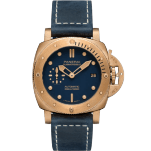 高價收購 Panerai沛納海 Submersible Bronzo Blu Abisso腕錶 PAM01074 - 42毫米